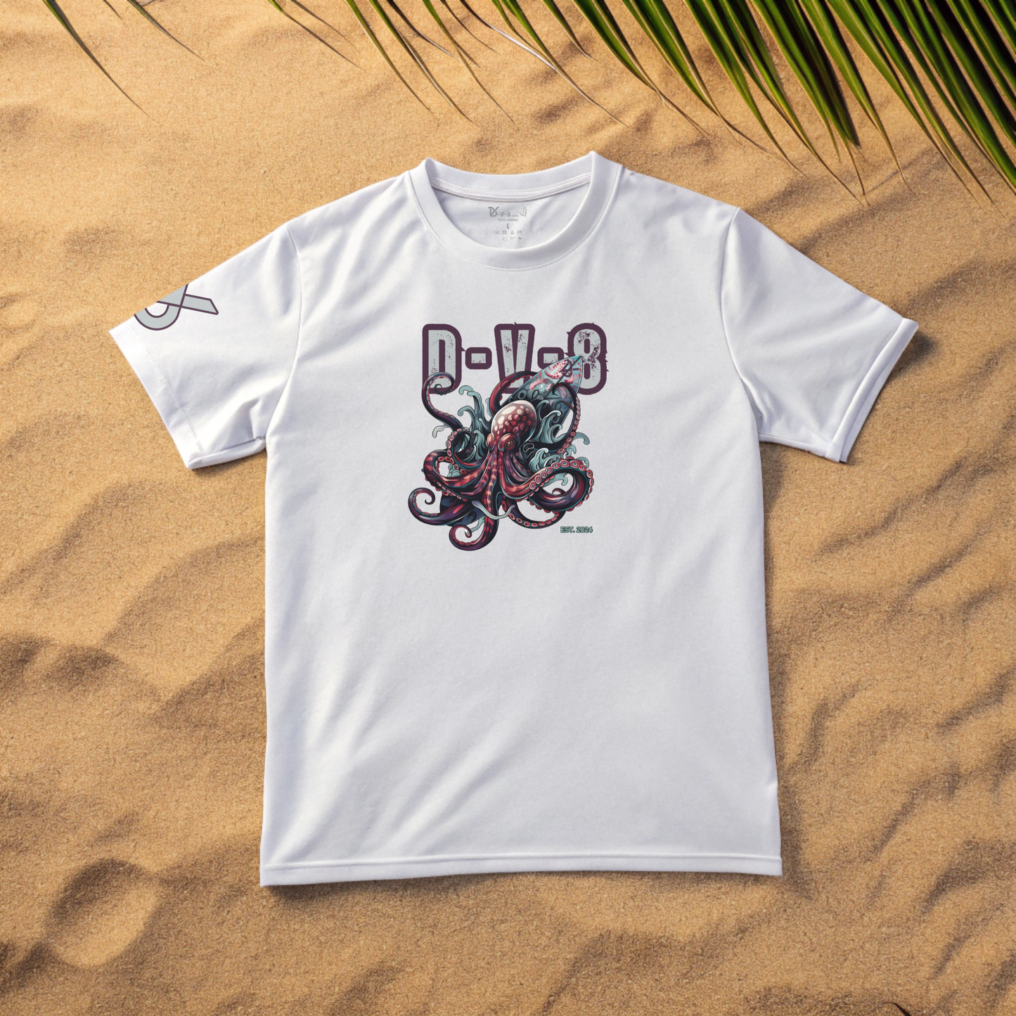 Octo Surf Unisex Crew Neck T-Shirt