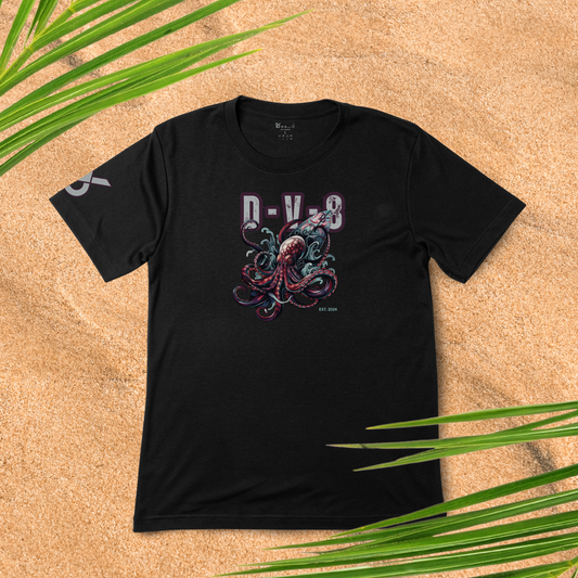 Octo Surf Unisex Crew Neck T-Shirt
