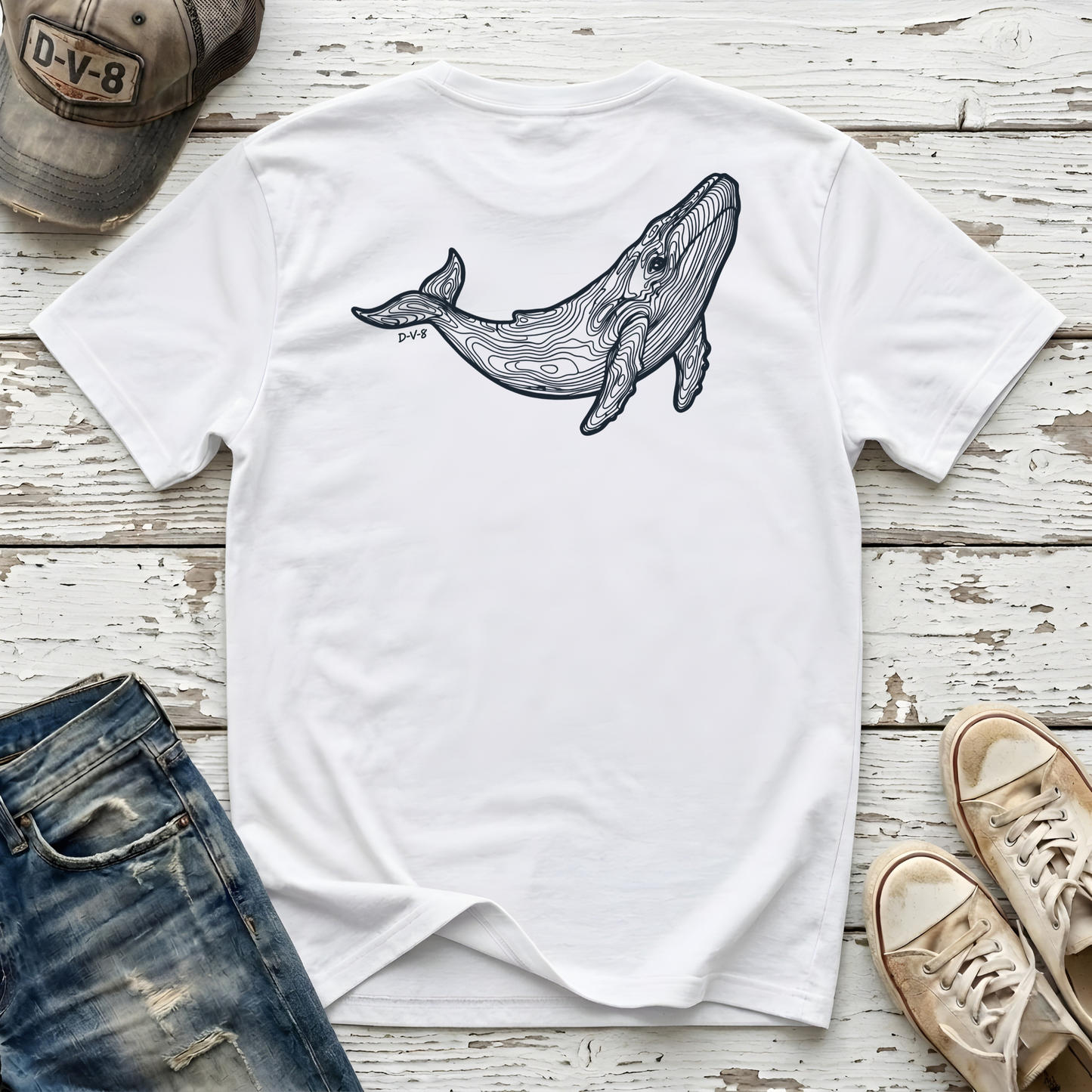 Blue Whale Tee