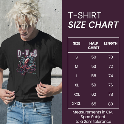 Octo Surf Unisex Crew Neck T-Shirt