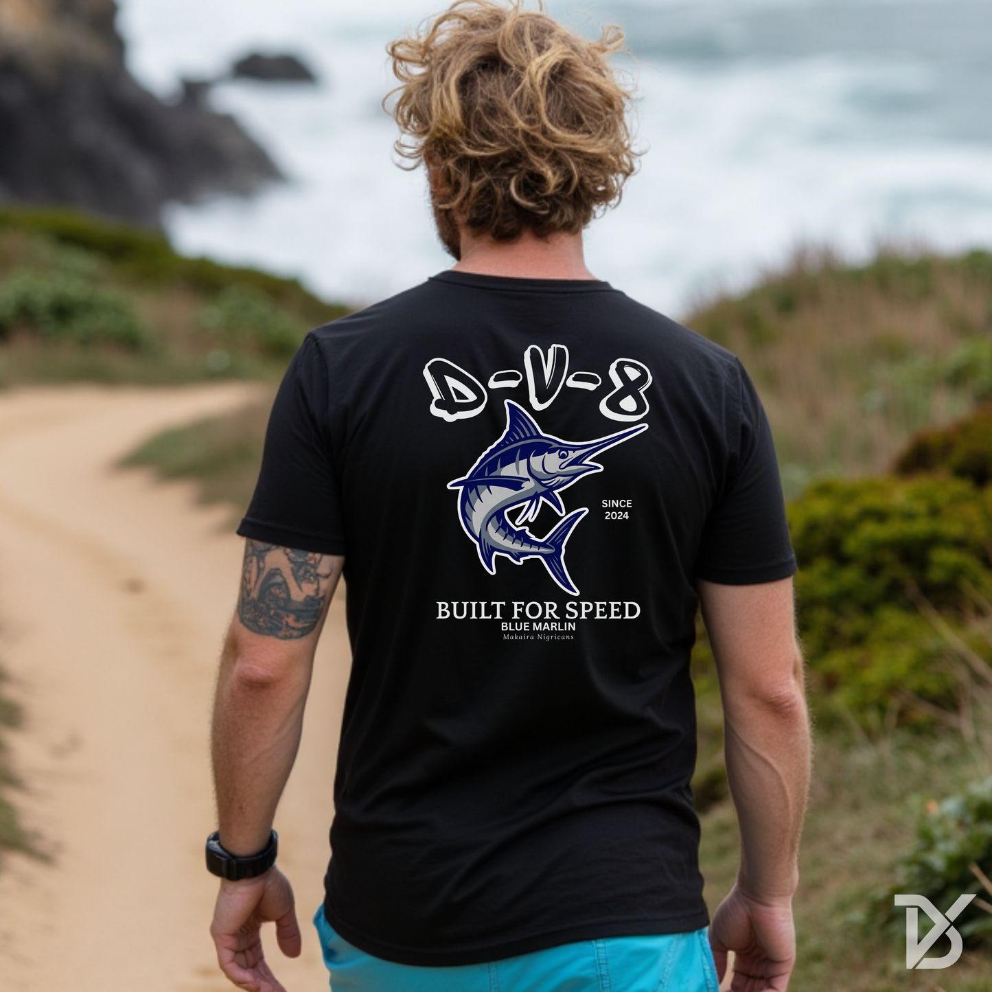 Blue Marlin Built For Speed Tee