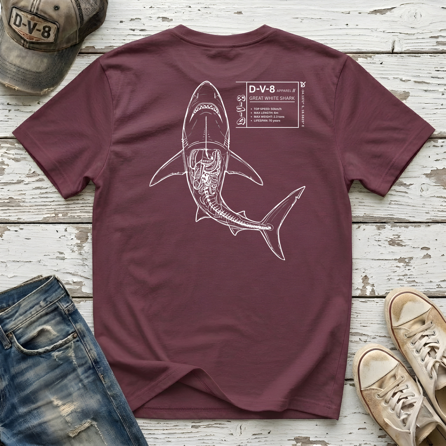 Great White Shark Tee