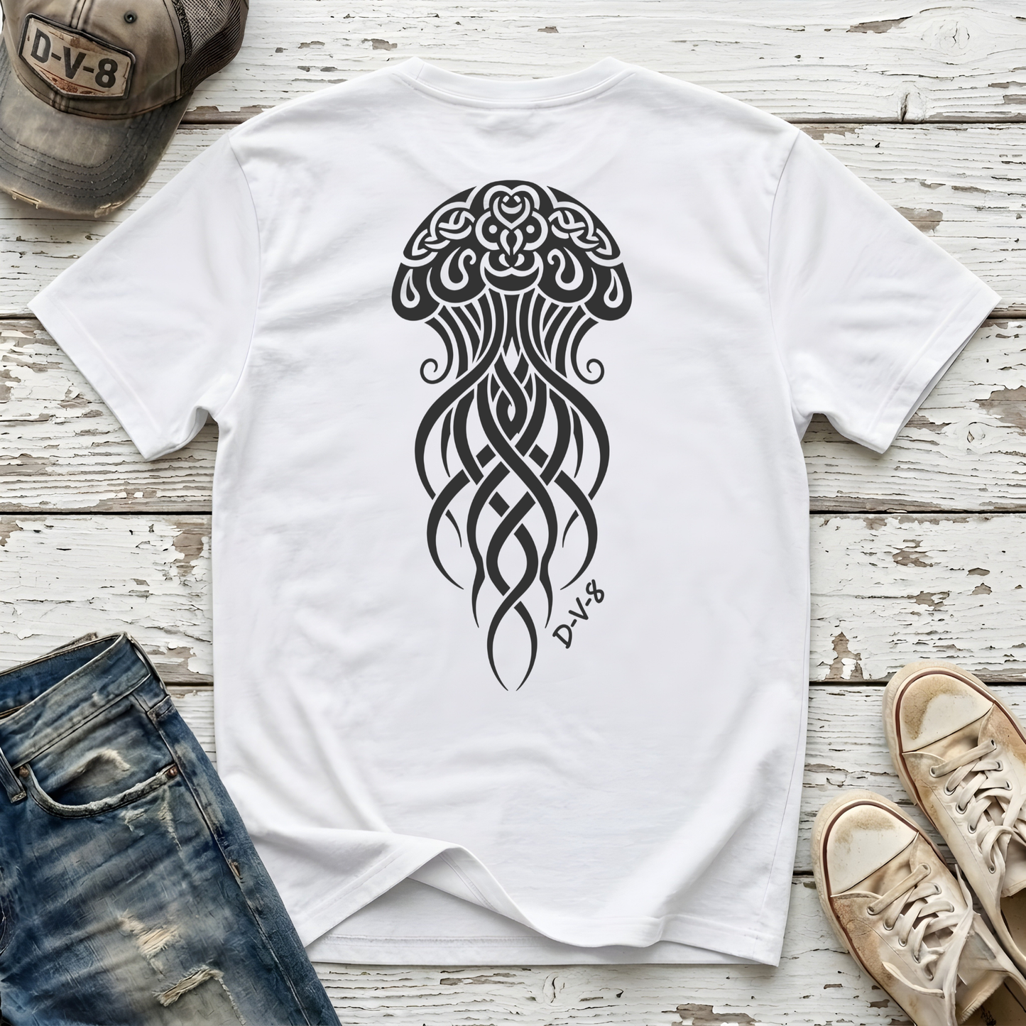 Tribal Jellyfish Tee