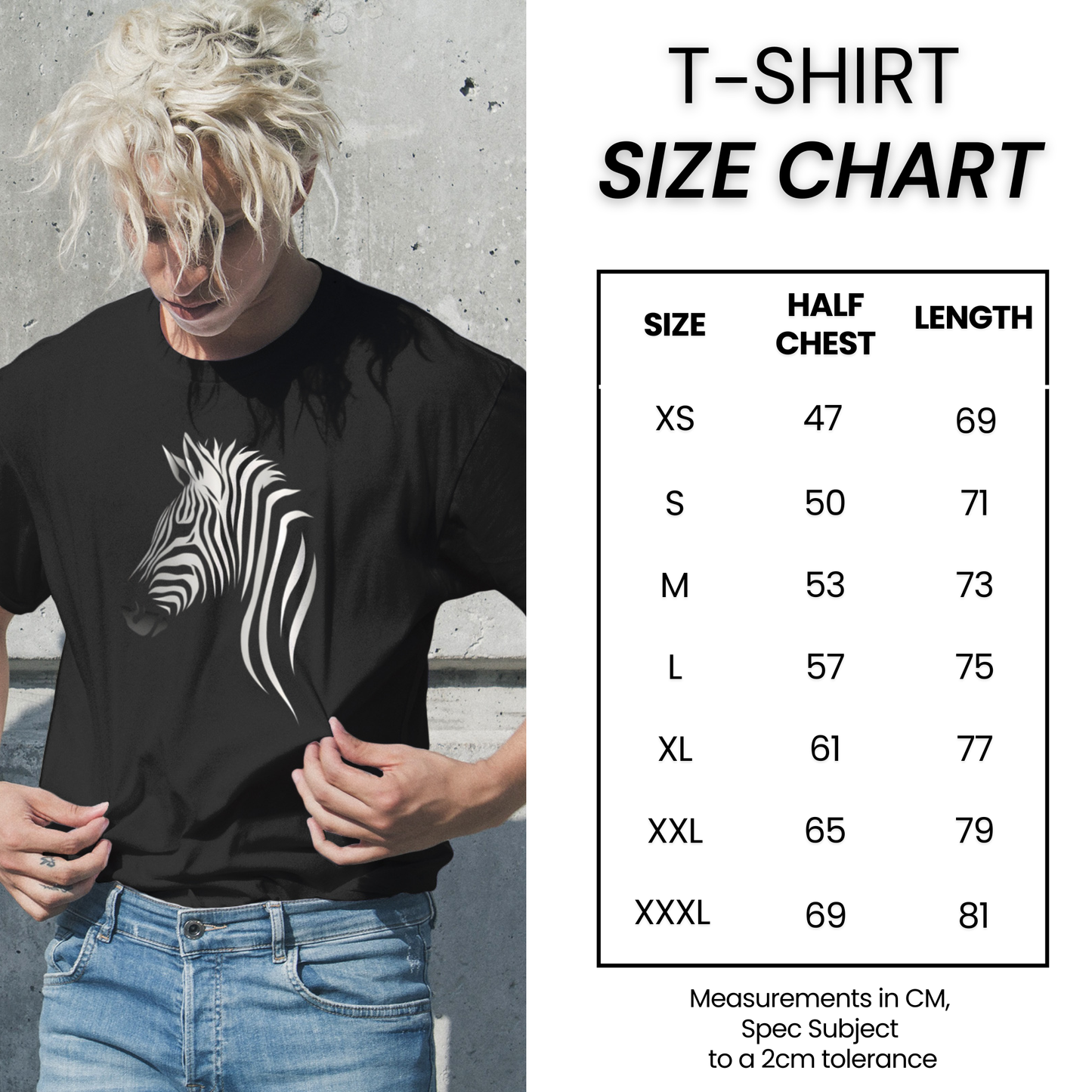 Zebra Lines Tee