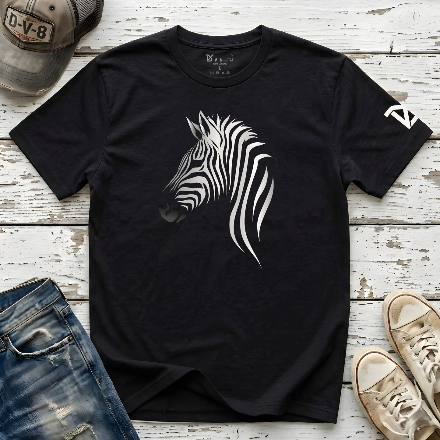 Zebra Lines Tee