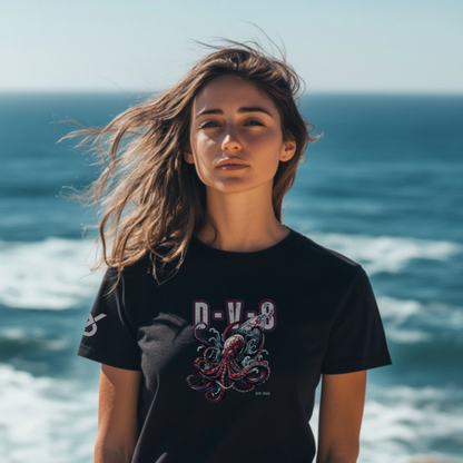 Octo Surf Unisex Crew Neck T-Shirt